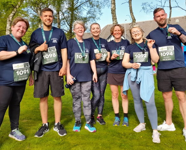 Well done to Denise, Ismail, Morna, Pauline, Yzanne, Taylor and Marc for their efforts at the Garioch 5k in May