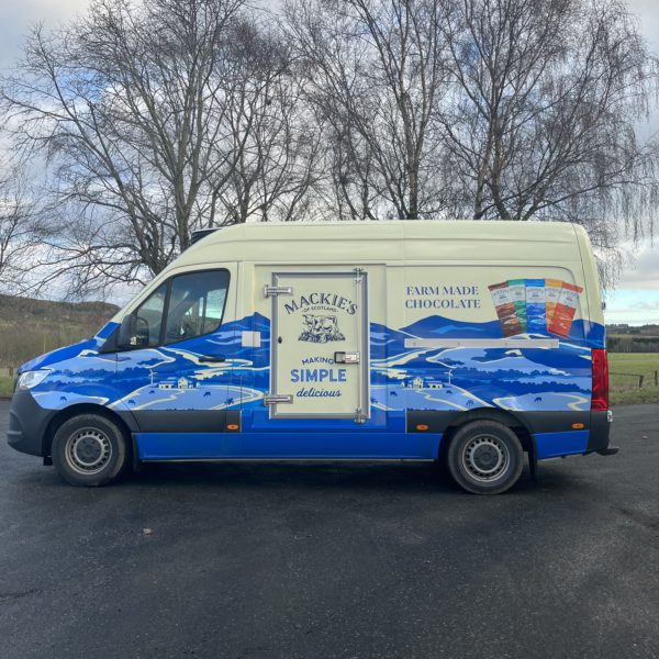 Our shiny new delivery van