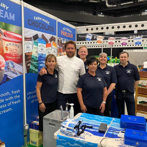The team at Taste of Grampian with James Martin