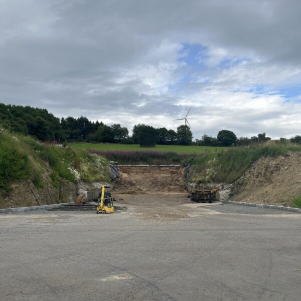 Widening of the silage pits