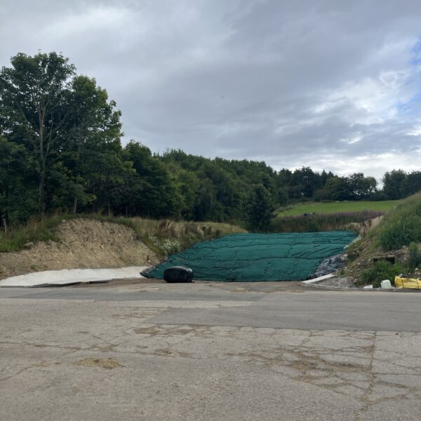 Widening of the silage pits